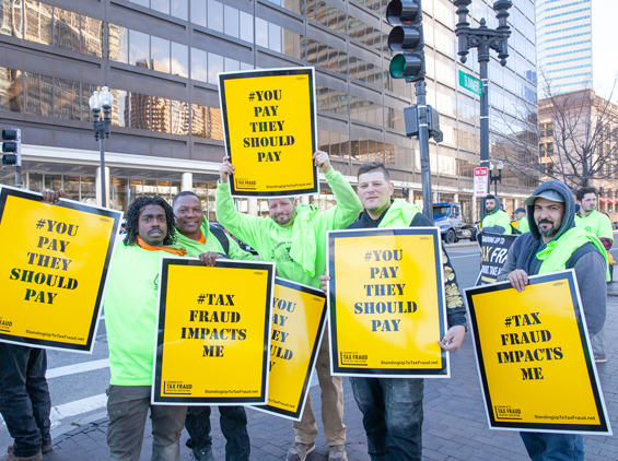 Tax Fraud rally