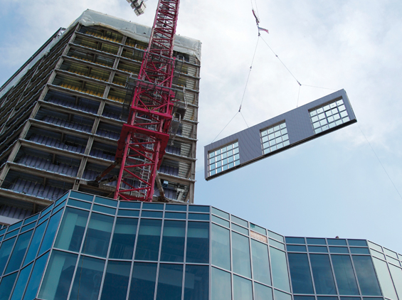 Berklee Dorms building work