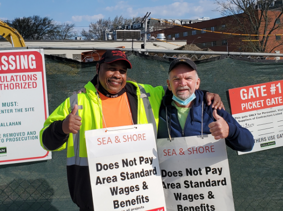 Local 328 Mark Williams and Bob Frawley