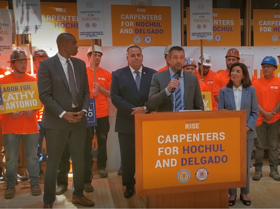 Carpenters Union Endorse Governor Hochul